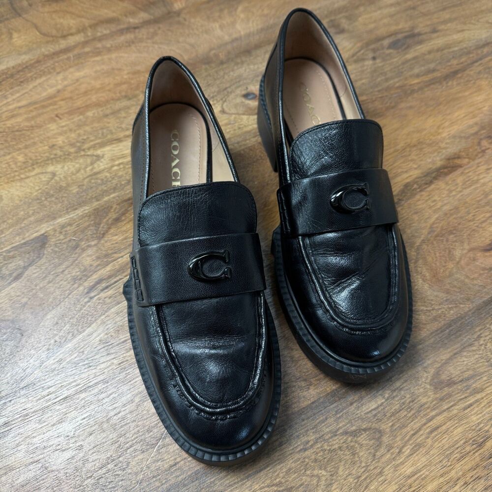 Coach Leah Loafers Women's Size 9 90s Minimalism